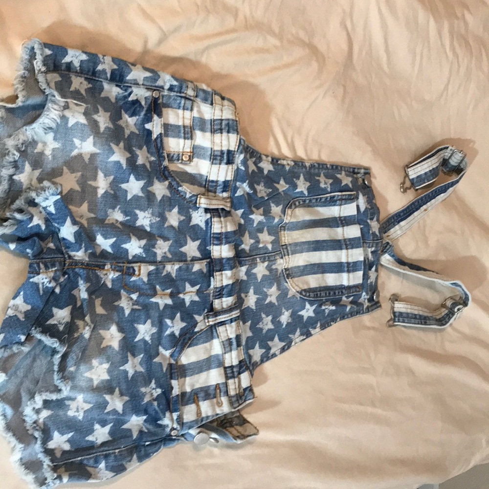 Stars and Stripes overalls